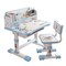 Kids Functional Desk And Chair Set Height Adjustable Children School Study Table Chair Set Ergonomic Desk Chair With